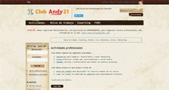 Desktop Screenshot of club.andy21.com